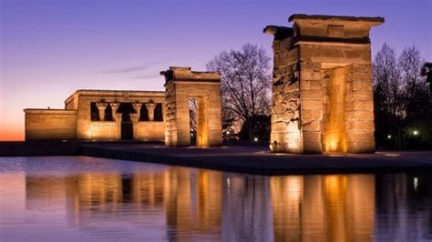 atardecer templo debod|Temple of Debod 